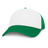 White/Kelly Green