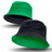 Black/Kelly Green
