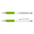 White/Bright Green
