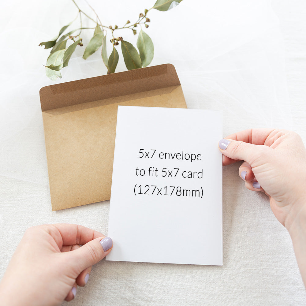 5 x 7" Envelopes