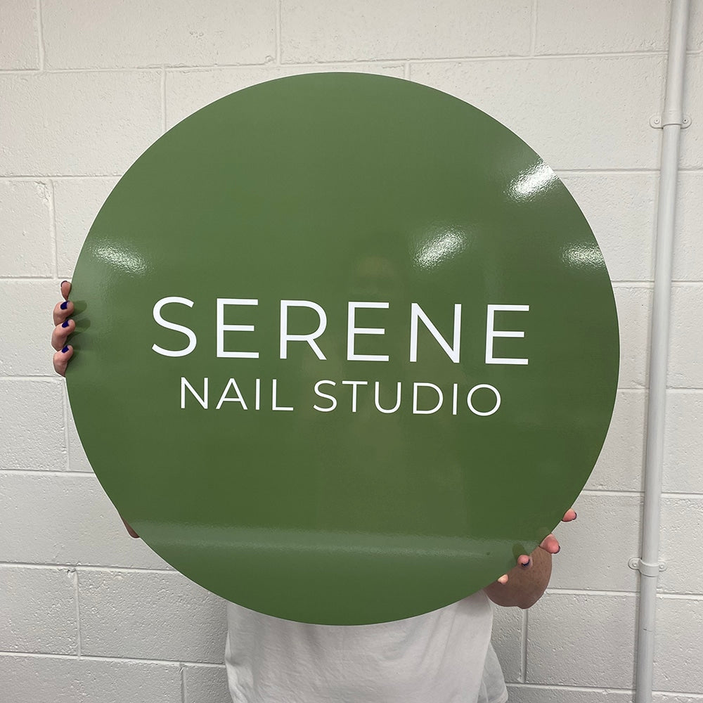 Round ACM Sign Panels